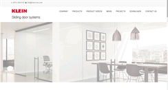 Desktop Screenshot of klein-usa.com